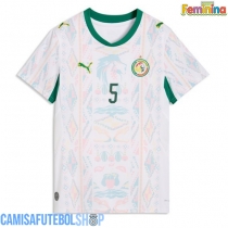 Camisa de time de futebol Senegal Idrissa Gueye #5 Replicas 1º Equipamento Feminina Mundo 2026 Manga Curta